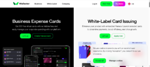 Free virtual cards issued via Wallester mobile app